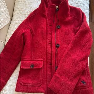 Thickened Abercrombie and Fitch Women's Size S Wool Coat
